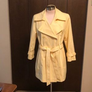 DKNY Yellow trench coat